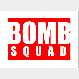 Bomb Squad - Transparent Logo Posters and Art